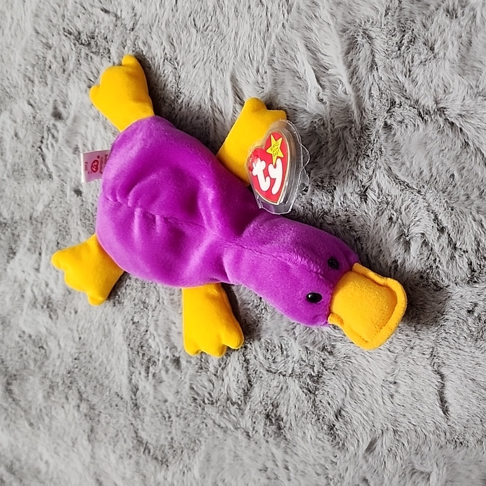 NWT‎ Ty Original Beanie Babies Patti the Platypus RARE